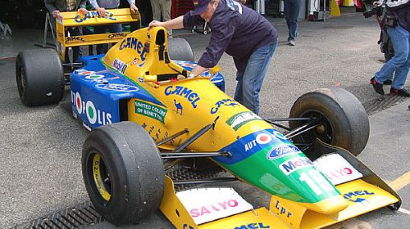 Šūmahera pirmais F1 auto "Benetton B191"
Foto: motorstown.com