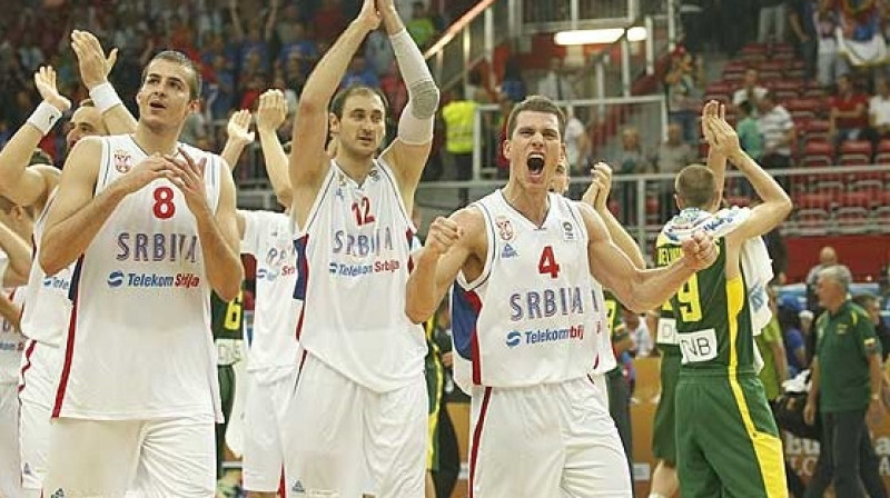 Deviņi Serbijas basketbolisti finālturnīrā spēlē pirmo reizi
Foto: www.fibaeurope.com