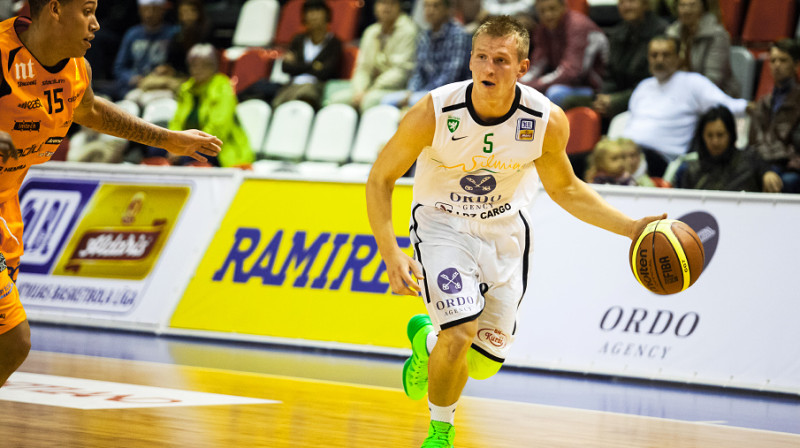 Jānis Kaufmanis (BK "Valmiera"): Baltijas Basketbola līgas rezultatīvākais spēlētājs - vidēji spēlē 19 punktu.
Foto: Jānis Priedītis