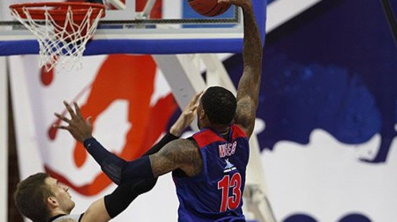 Sonijs Vīmss danko pret "VEF Rīga"
Foto: cskabasket.com