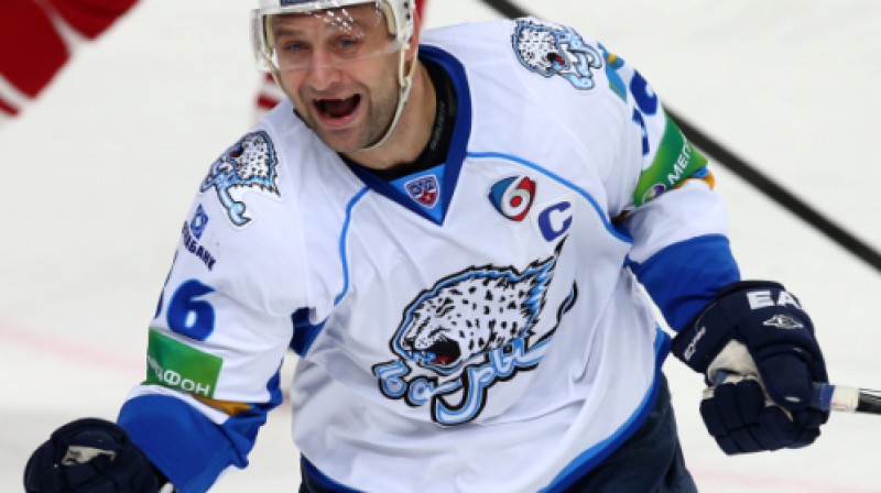 "Barys" kapteinis Dmitrijs Upers 
Foto: ITAR-TASS / Scanpix