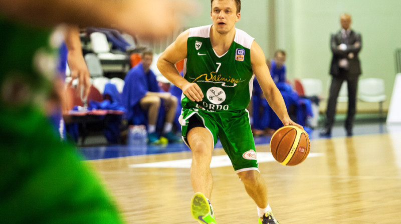 Raimonds Gabrāns un BK "Valmiera": uzvara principiālajā duelī ar BK "Jēkabpils".
Foto: Jānis Priedītis