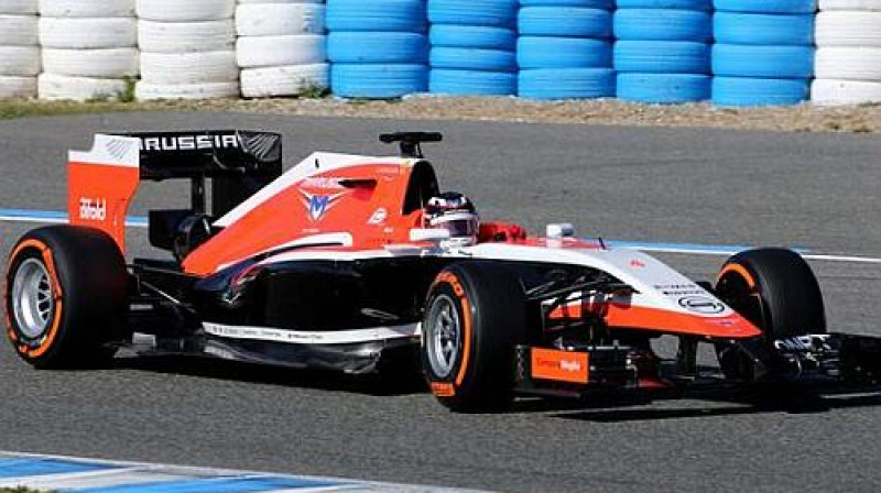 "Marussia-Ferrari MR03" modelis
Foto: twitter.com/Marussia_F1Team