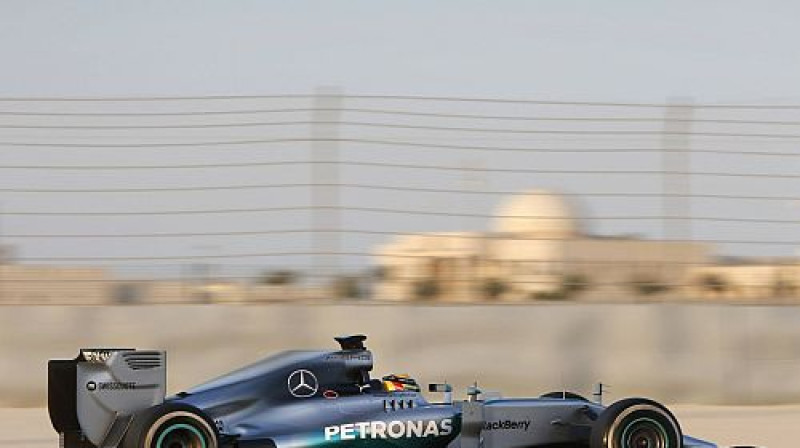 Hamiltons F1 testos Bahreinā
Foto: Mercedes/Hoch Zwei