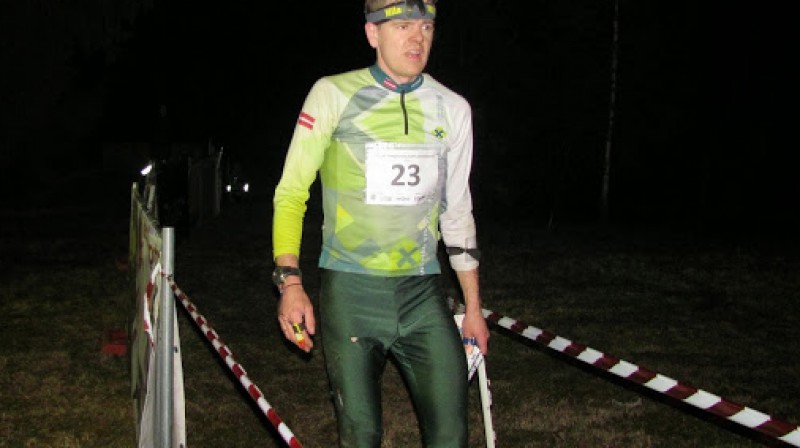 Jānis Krūmiņš - Latvijas nakts čempions 
Foto: lof.lv