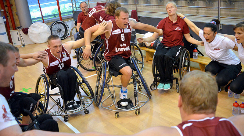 Latvijas ratiņbasketbola izlase
Foto: Juris Bērziņš-Soms, lpkomiteja.lv