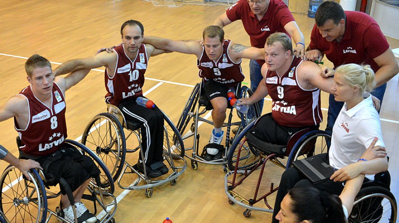 Latvijas ratiņbasketbola izlase
Foto: Juris Bērziņš-Soms, lpkomiteja.lv