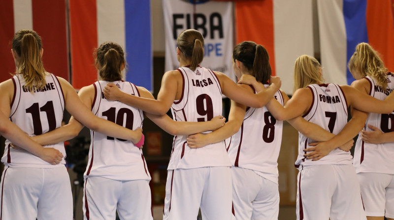 Latvijas U20 sieviešu basketbola izlase
Foto: Jānis Avotnieks