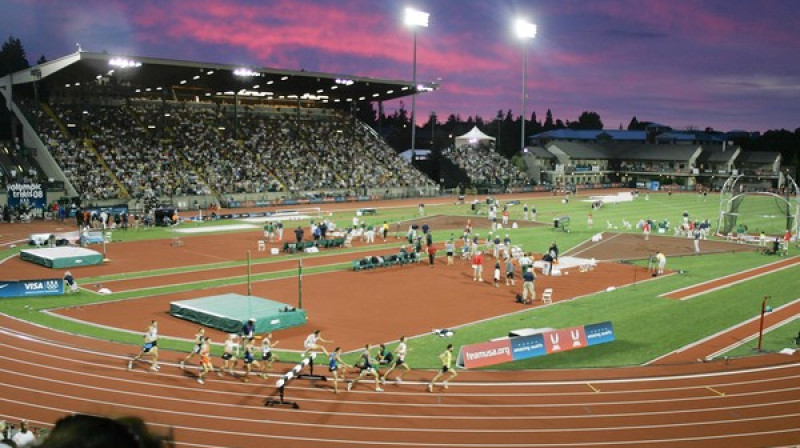 Stadions "Hayward Field", kur norisināsies čempionāts