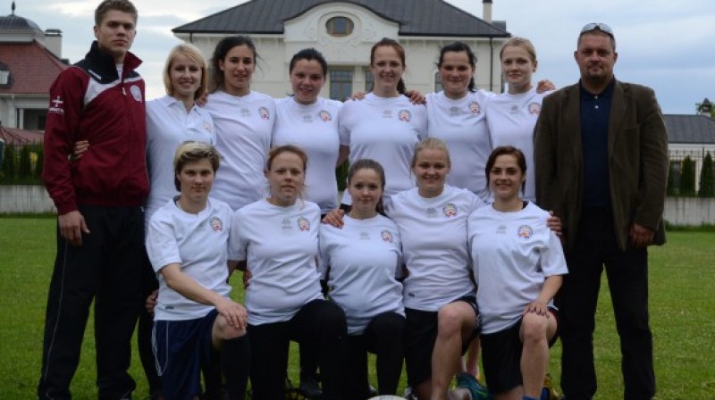 Latvijas sieviešu regbija 7 izlase (2014)
Foto: rugbylatvia.com
