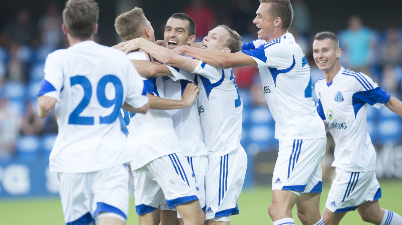 "Ruch" futbolisti priecājas par panākumu
Foto: AFP/Scanpix