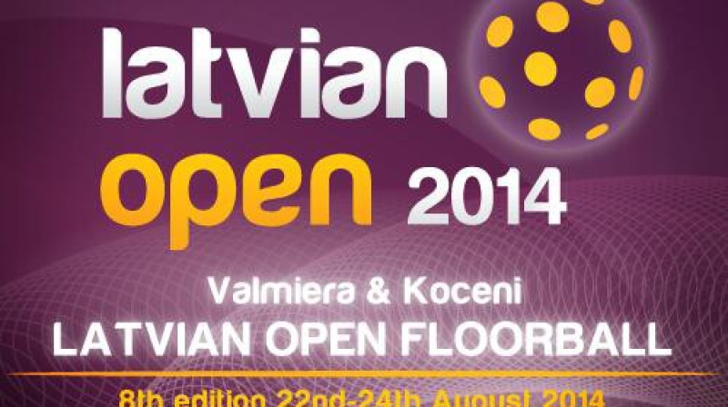 "Latvian Open" 2014. gada florbola turnīrs notiks no 22. līdz 24. augustam Valmierā, Vidzemes Olimpiskajā centrā