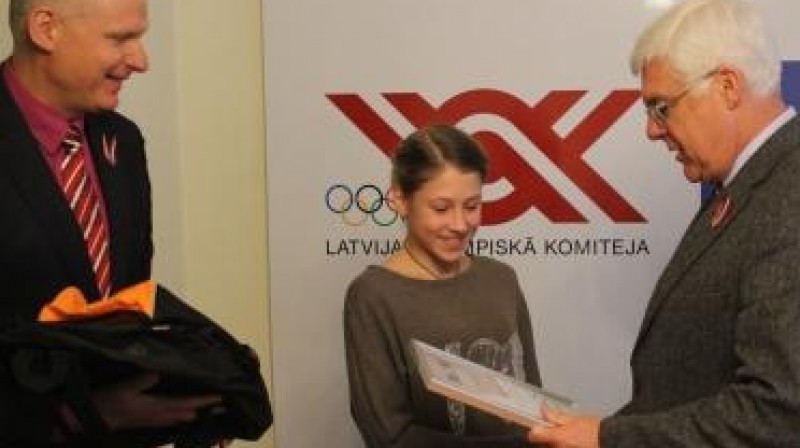 Diāna Ņikitina saņēma LOK atzinību jau 2013. gadā
Foto: novaja.lv