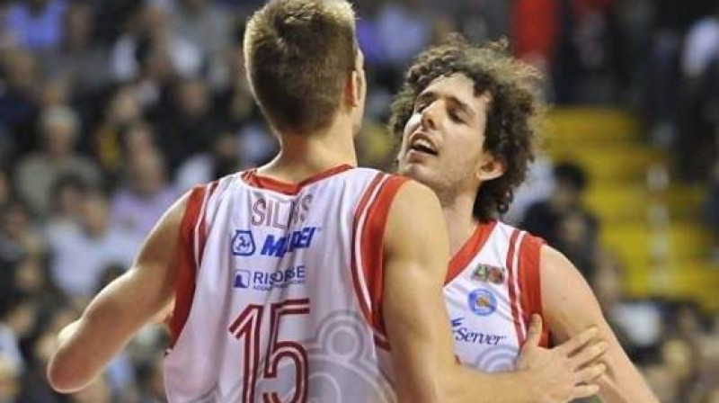 Ojārs Siliņš un Amadeo Della Valle 
Foto: sportxpress.it