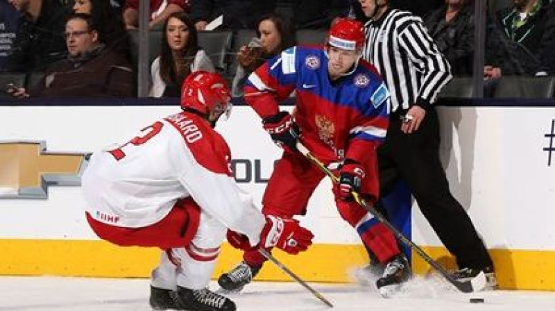 Nikolajs Goldobins uzbrukumā 
Foto: iihf.com