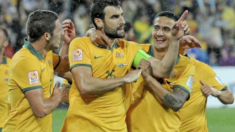 Austrālijas futbolisti
Foto:AP/Scanpix