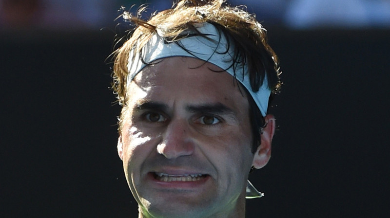 Rodžers Federers pirmo reizi 11 mačos zaudēja Andreasam Sepi
Foto: AFP/Scanpix