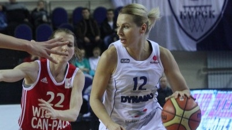 Anete Jēkabsone-Žogota: 3.vieta Krievijas čempionātā.
Foto: kurskbasket.ru