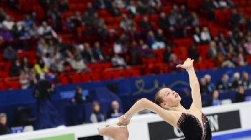 Angelīna Kučvaļska Eiropas čempionātā 
Foto: AFP / Scanpix
