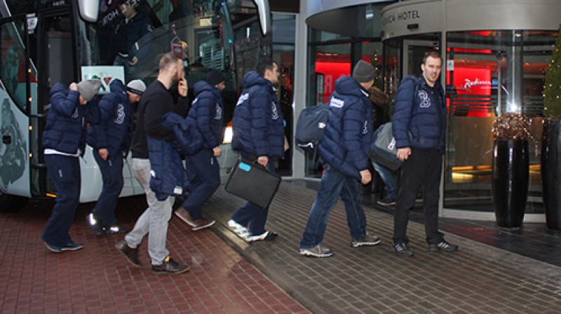 Bratislavas "Slovan" hokejisti Rīgā 
Foto: hcslovan.sk