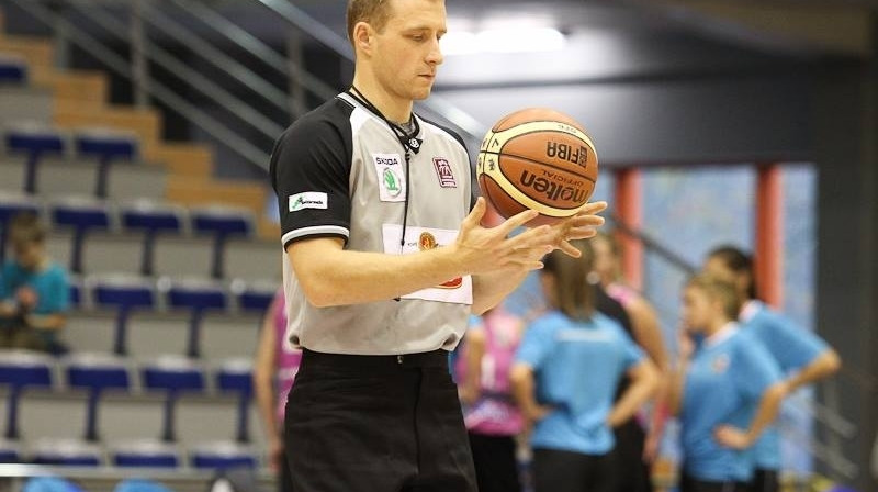 FIBA kategorijas tiesnesis Mārtiņš Kozlovskis.
Foto: liepajniekiem.lv