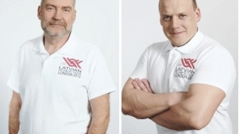 Edvīns Lešenkovs un Mareks Osovskis 
Foto: olimpiade.lv