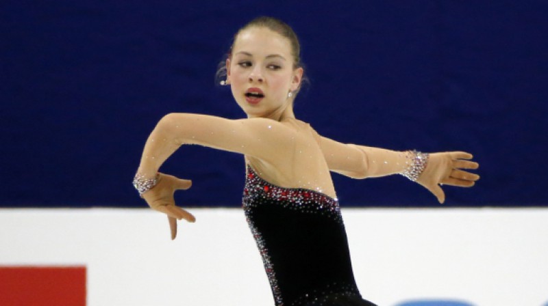 Angelīna Kučvaļska pasaules čempionātā Šanhajā 
Foto: AP / Scanpix