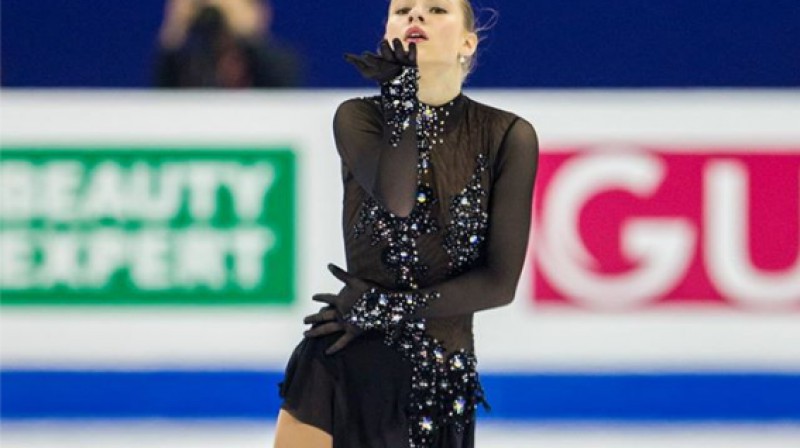 Angelīna Kučvaļska pasaules čempionātā Šanhajā 
Foto: Edea Skates