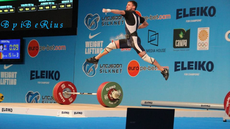 Eiropas čempionātā emocijas sit augstu vilni 
Foto: Georgian Weightlifting Federation