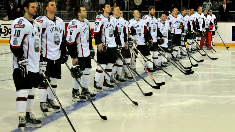 Latvijas hokeja izlase
Foto: Romualds Vambuts