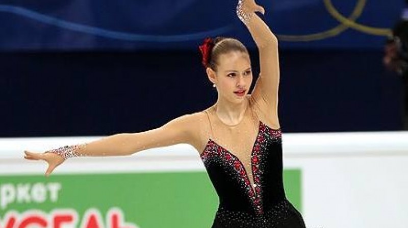 Angelīna Kučvaļska Eiropas čempionātā Stokholmā
Foto: Robin Ritoss, ISU Figure Skating