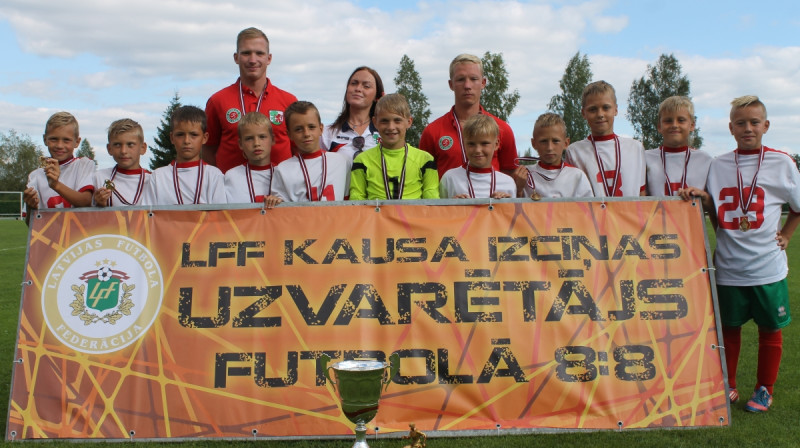 FK Liepāja/LSSS uzvar LFF Kausa izcīņas futbolā 8:8 jaunākās grupas turnīrā