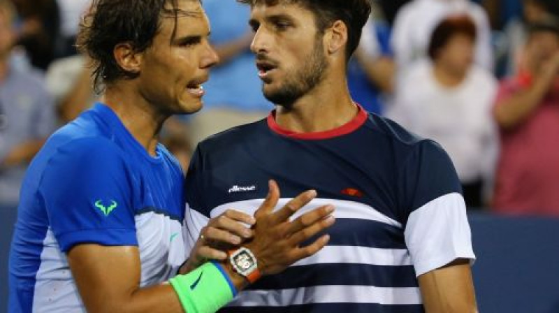 Rafaels Nadals un Felisiano Lopess
Foto: AFP/Scanpix