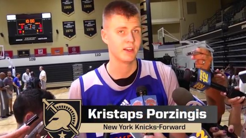 Kristaps Porziņģis 
Foto: GoArmyWestPoint