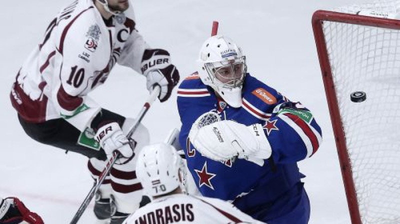 Lauris Dārziņš un Miks Indrašis nolauza Sanktpēterburgas SKA. Vai nolauzīs arī Maskavas "Spartak"?
Foto: ITAR-TASS/Scanpix