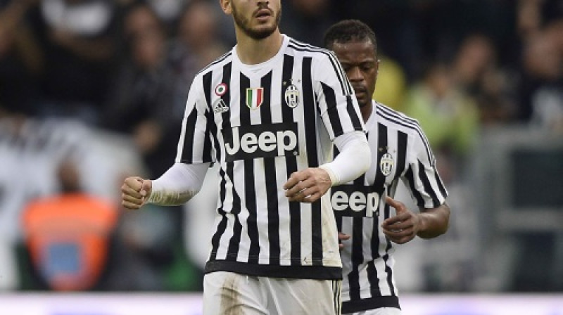 Alvaro Morata bija tieši iesaistīts visos trīs "Juventus" vārtu guvumos
Foto: LaPresse/Scanpix