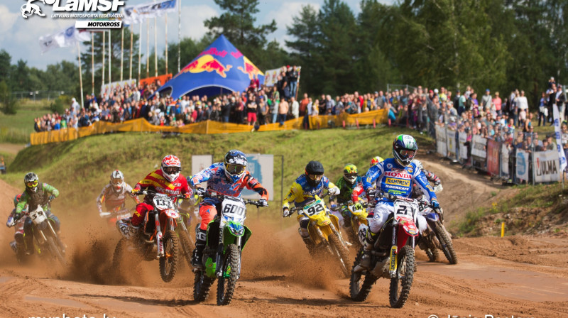 Foto: Latvijas čempionāts motokrosā 2015