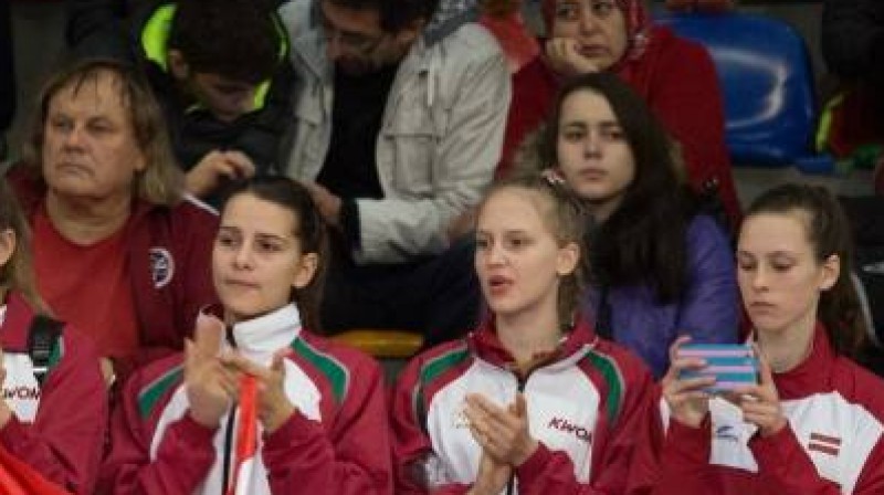 Gintauts Tarvids (pa kreisi), Jolanta Tarvida (pa labi)
Foto: Sergejs Kuzņecovs, 7sport.lv