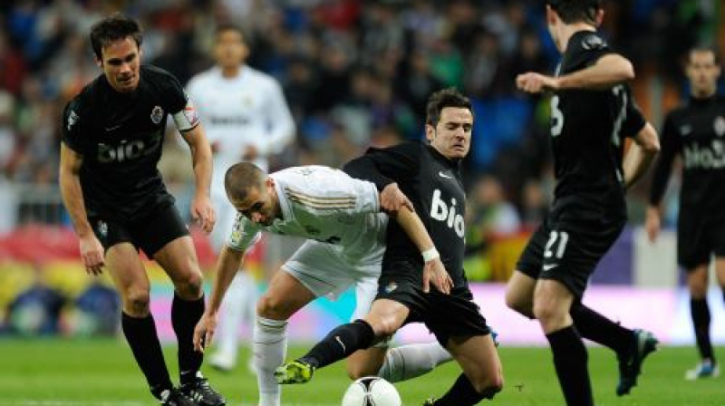 Pirms četriem gadiem "Ponferradina" Spānijas kausā pacīnījās arī ar pašu Madrides "Real"
Foto: AFP/Scanpix