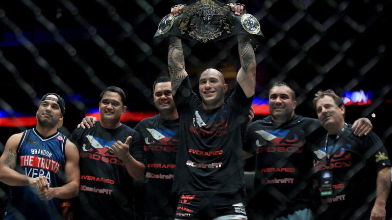 "One Championship" čempions supersmagajā svarā - Brendons Vera.
Foto: AFP/Scanpix