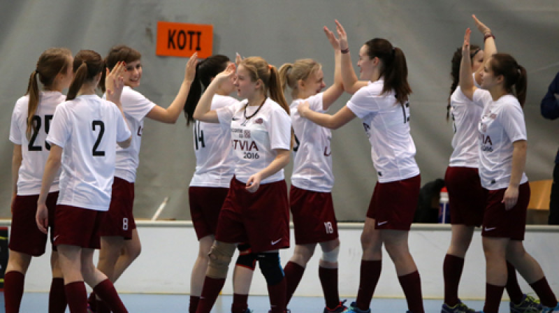 Latvijas juniores Tamperē
Foto: Ritvars Raits, floorball.lv