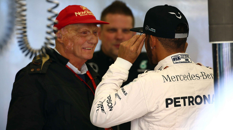 Nikijs Lauda un Luiss Hamiltons
Foto: LaPresse/Photo4