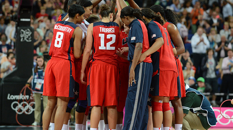 ASV izlase 2012. gadā Londonā
Foto: USA Basketball