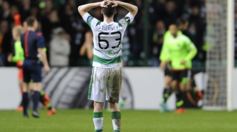 "Celtic" izgāzās pirmajā spēlē, bet vēl var visu labot atbildes mačā
Foto: AFP/Scanpix