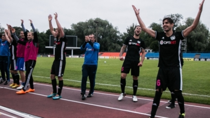 "Nomme Kalju" pēc Haifas "Maccabi" pārspēšanas
Foto: Jana Pipar (soccernet.ee)