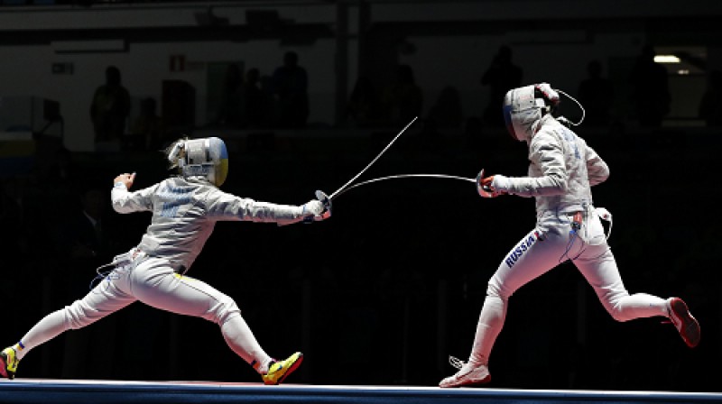 Jana Jegorjana pusfināla cīņā
Foto: AP/Scanpix