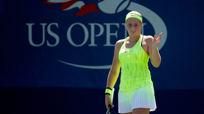 Aļona Ostapenko šogad bez uzvarām "Grand Slam" turnīros
Foto: AFP/Scanpix