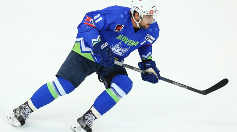 Slovēnijas kapteinis Anže Kopitars 
Foto: IIHF
