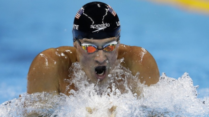 Raiens Lohte ar 12 olimpiskajām medaļām (sešām zelta, trim sudraba, trim bronzas) ir otrais titulētākais peldētājs aiz Maikla Felpsa
Foto: AP/Scanpix