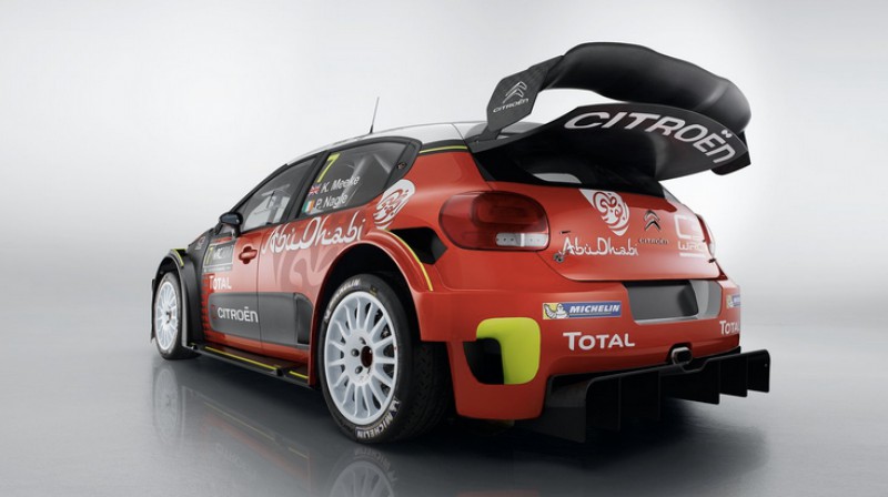 Jaunais "Citroen C3 WRC" rallija auto
Foto: Citroen